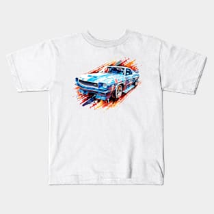 Car Racing Formula 1 Competition Abstract Kids T-Shirt